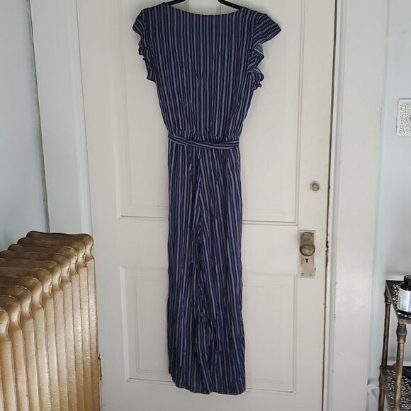 Blue and White Striped Jumpsuit. - Picture 8 of 8